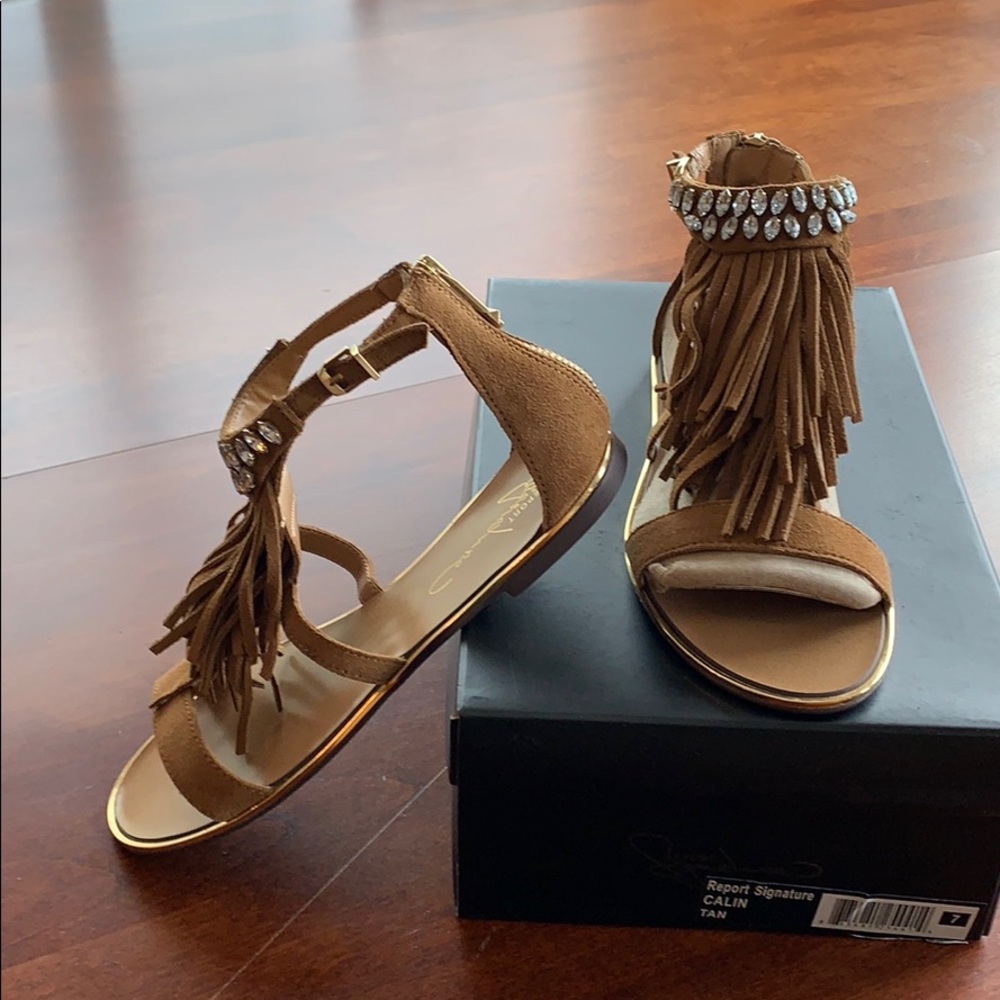 Report Calin Bohemian Chic Sandal.
